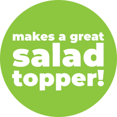 makes a great saalad topper!